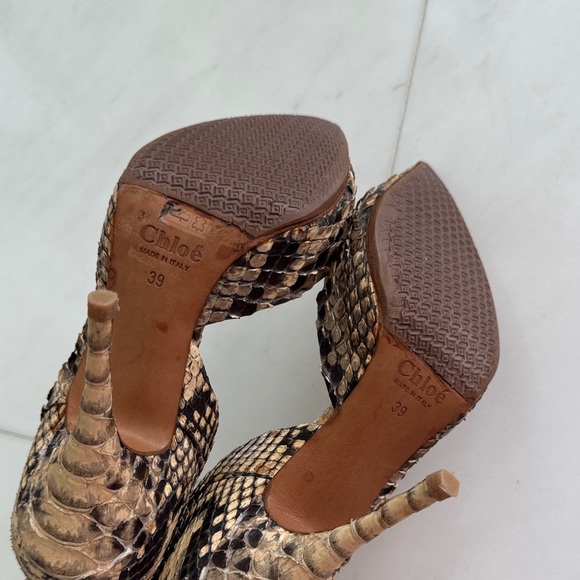 Chloe Snakeskin Stilettos - Picture 4 of 5